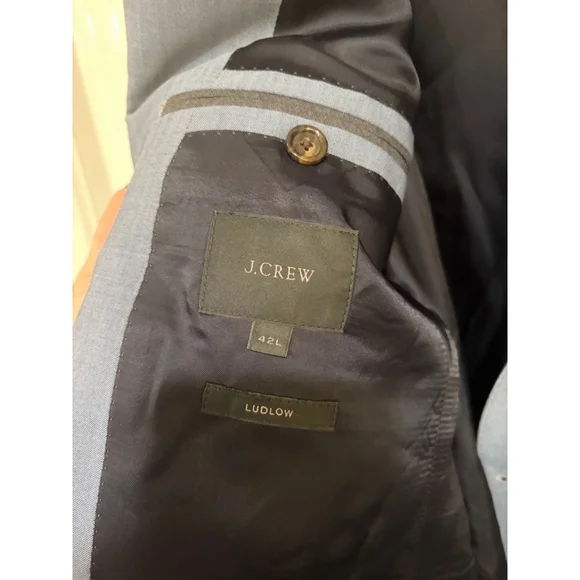 J.Crew Ludlow Blazer American Woolen Company 100% Wool Jacket 42L